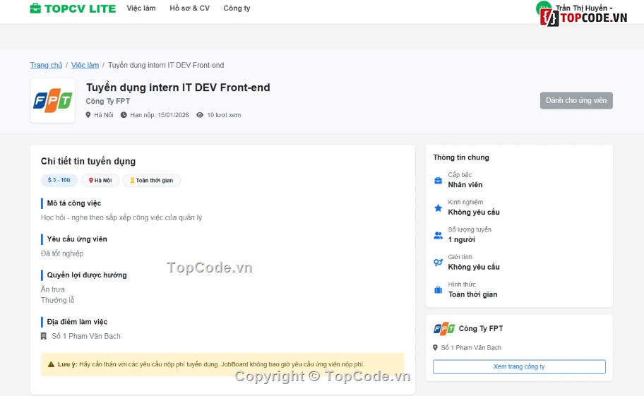 tuyển dụng,mới nhất,Website Website tuyển dụng